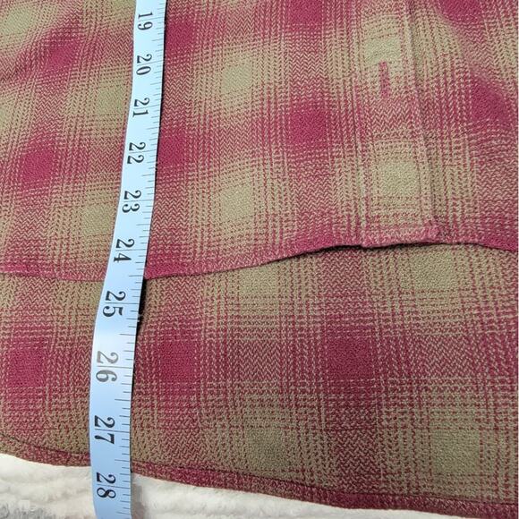 Mountain Khakis Stevie Flannel Shirt L Red Green Plaid Classic Fit 100% Cotton - Picture 5 of 10